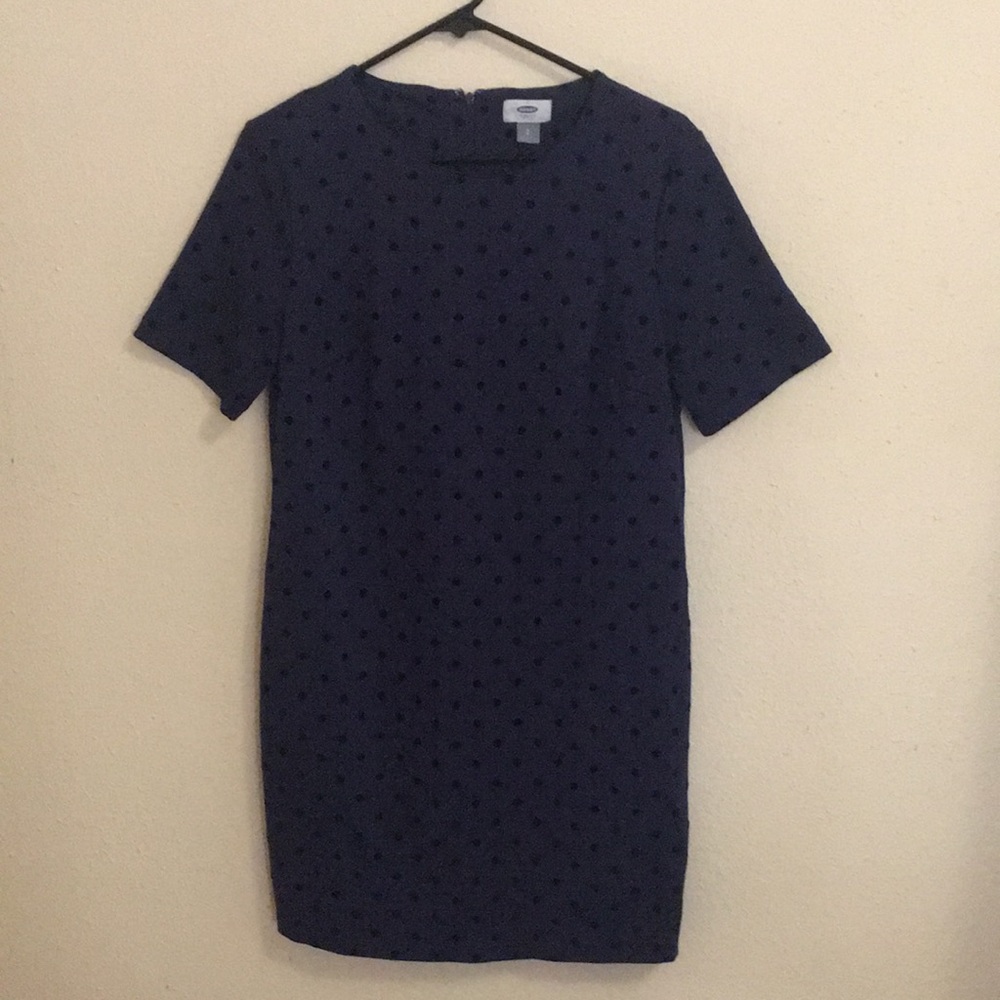 Old Navy Velvet Polka Dot Dress